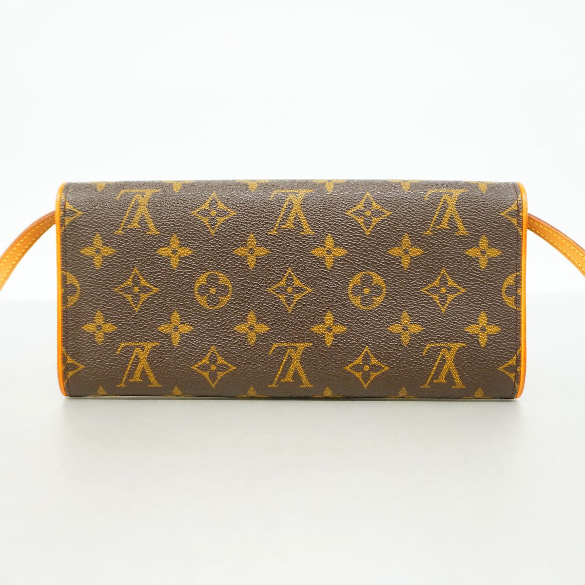 Louis Vuitton Shoulder Bag Monogram Pochette Twin GM Brown — view 8