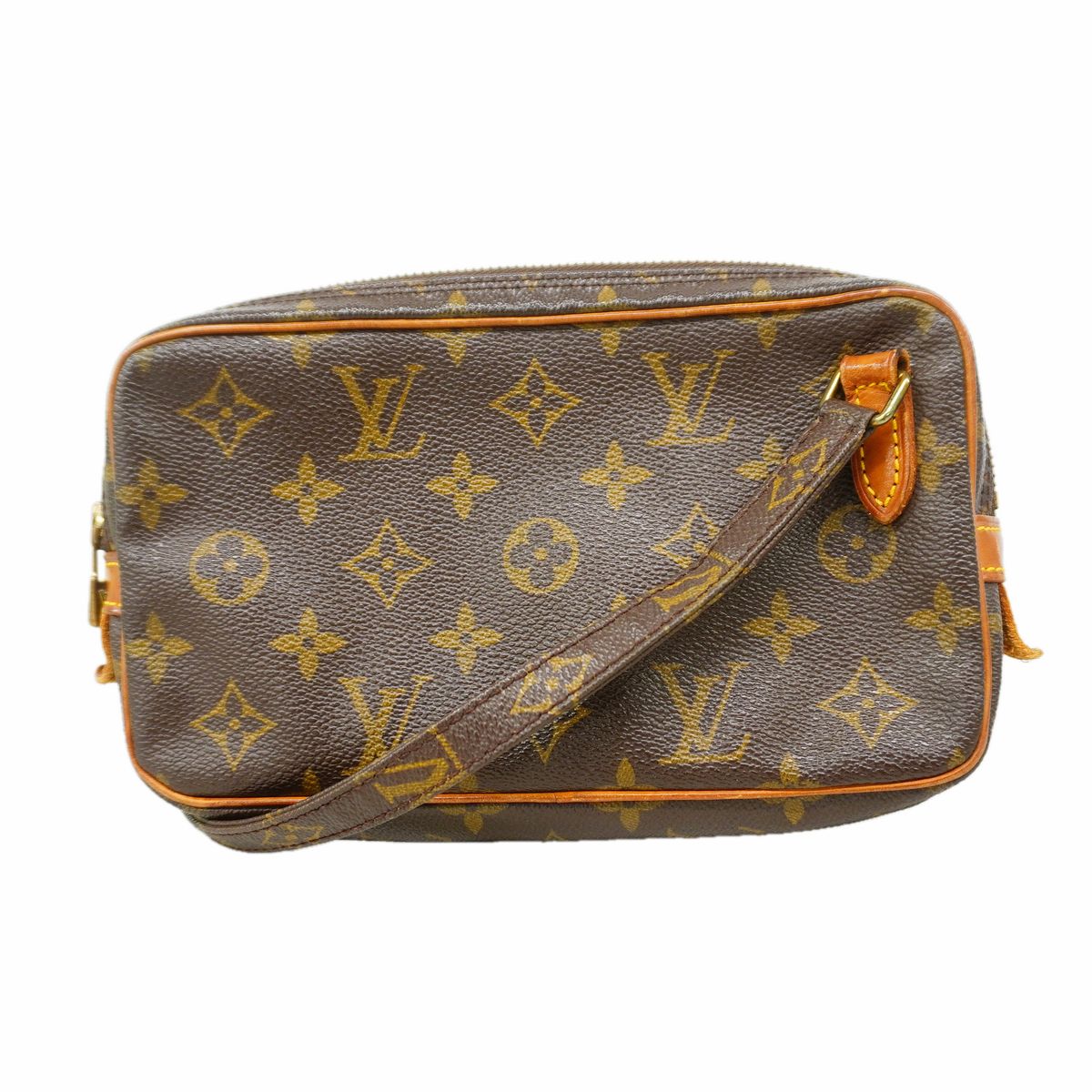 Louis Vuitton Shoulder Bag Monogram Pochette Marly Bandouliere Brown