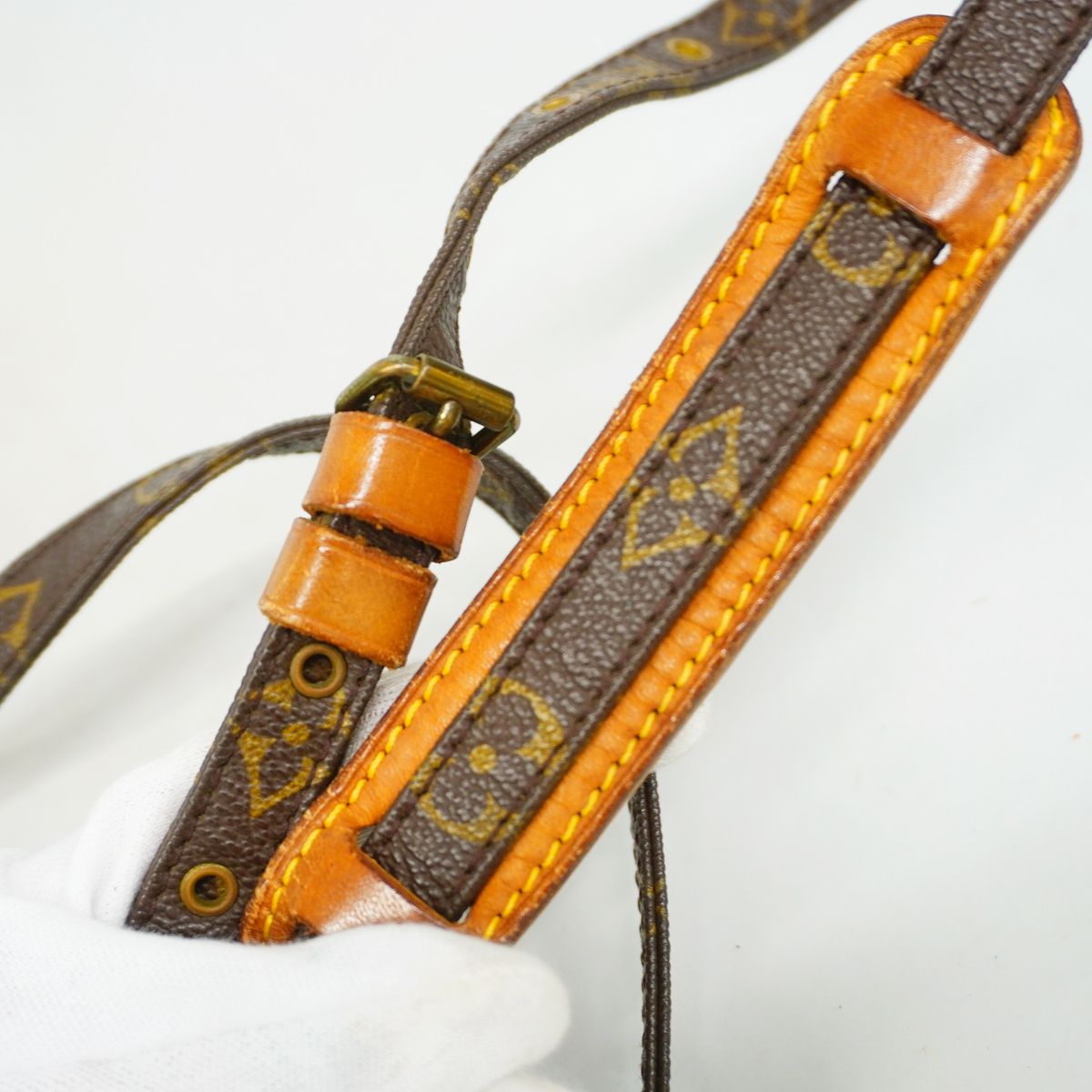 Louis Vuitton Shoulder Bag Monogram Pochette Marly Bandouliere Brown — view 8