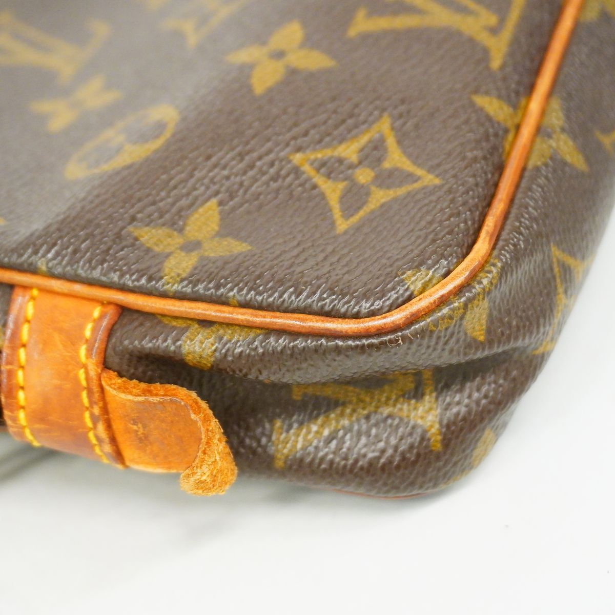 Louis Vuitton Shoulder Bag Monogram Pochette Marly Bandouliere Brown — view 7