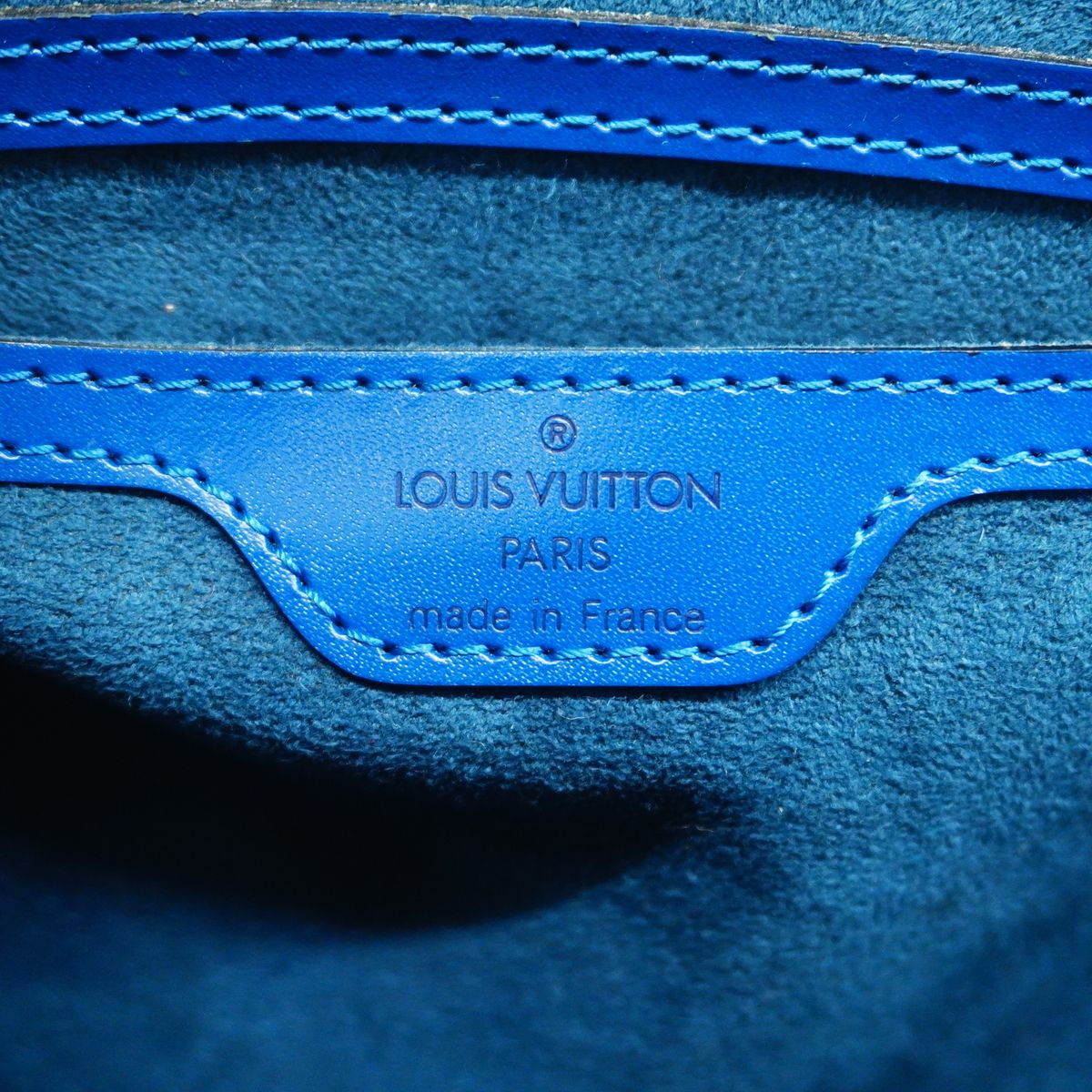 Louis Vuitton Handbag Epi Saint Jacques Toledo Blue — view 5