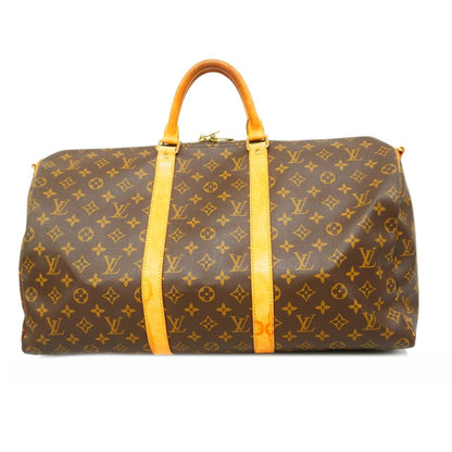 Louis Vuitton Boston Bag Monogram Keepall Bandouliere 50 Brown