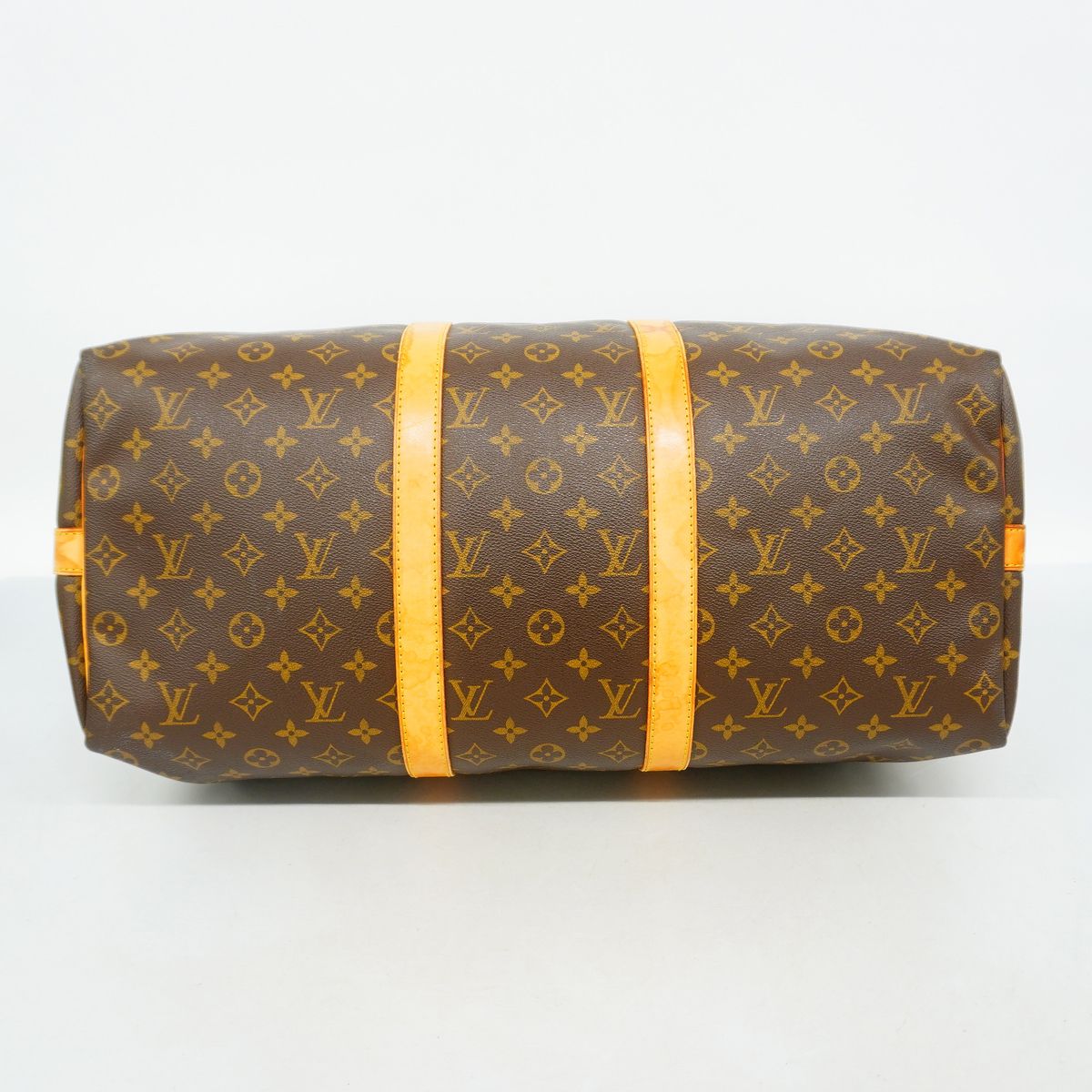 Louis Vuitton Boston Bag Monogram Keepall Bandouliere 50 Brown — view 3