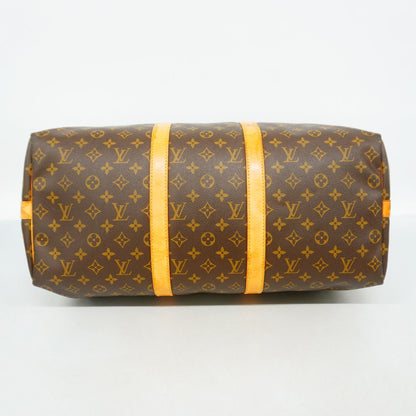 Louis Vuitton Boston Bag Monogram Keepall Bandouliere 50 Brown — view 3