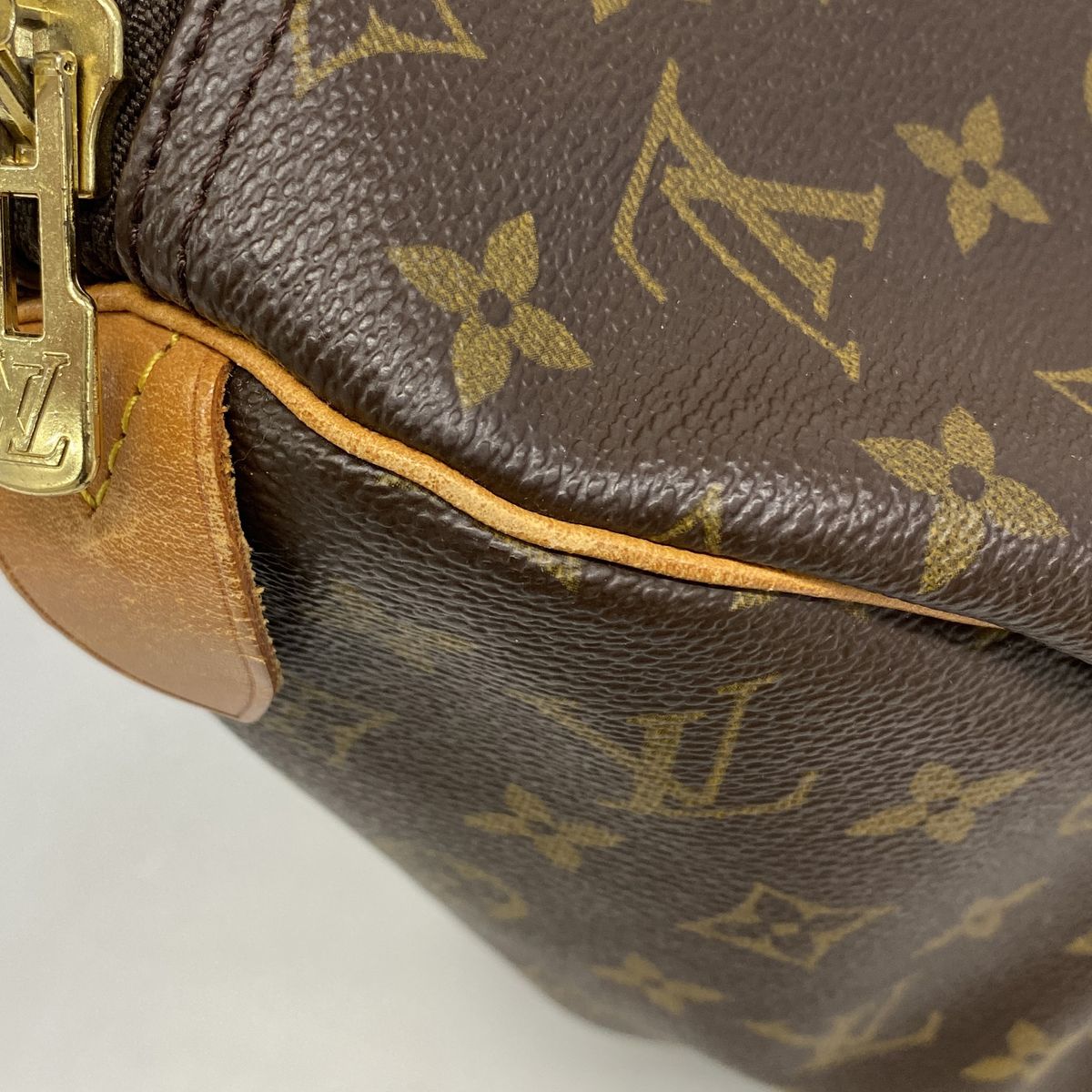Louis Vuitton Boston Bag Monogram Keepall 45 Brown — view 7