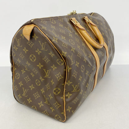 Louis Vuitton Boston Bag Monogram Keepall 45 Brown — view 2