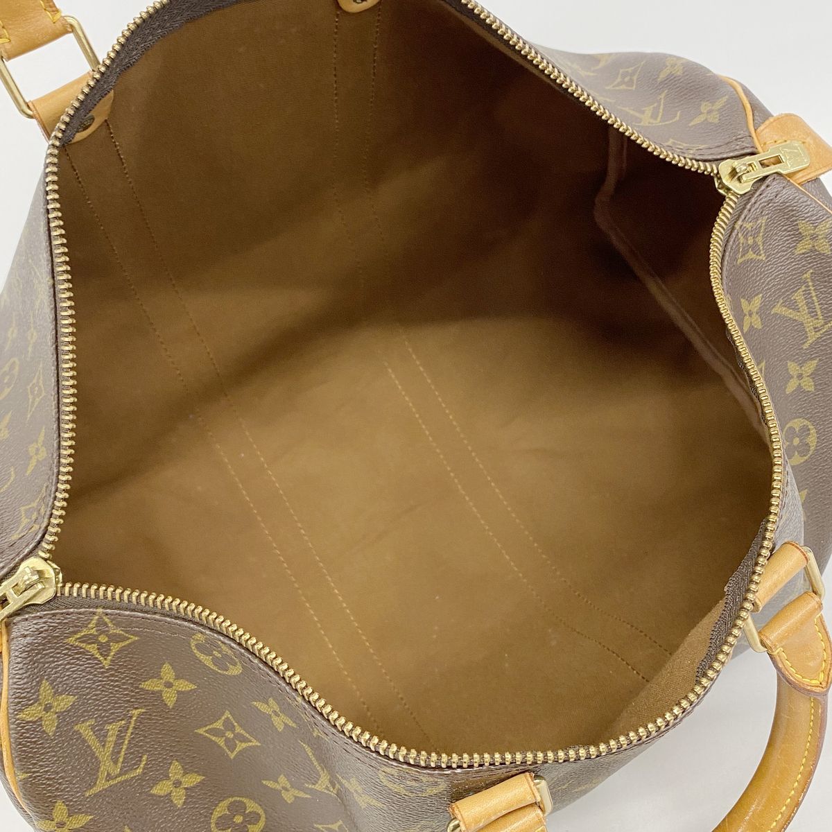 Louis Vuitton Boston Bag Monogram Keepall 45 Brown — view 4