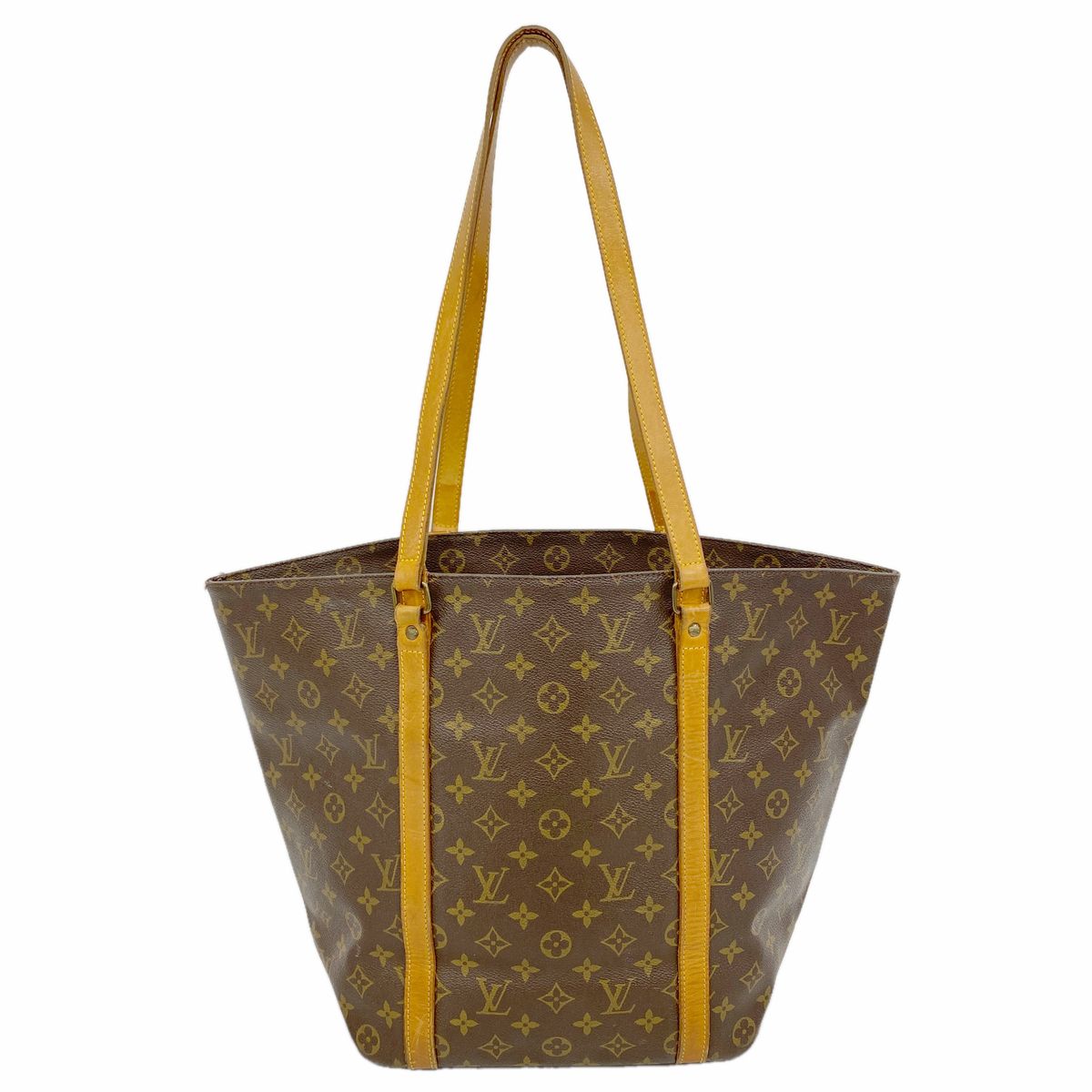 Louis Vuitton Tote Bag Monogram Sac Shopping Brown