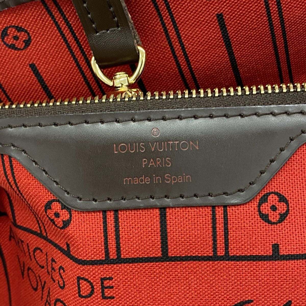 Louis Vuitton Tote Bag Damier Neverfull MM Ebene — view 5