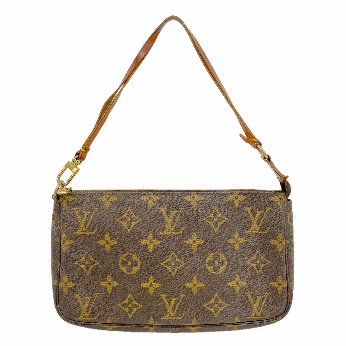 Louis Vuitton Pouch Monogram Pochette Soir Brown