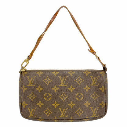 Louis Vuitton Pouch Monogram Pochette Soir Brown