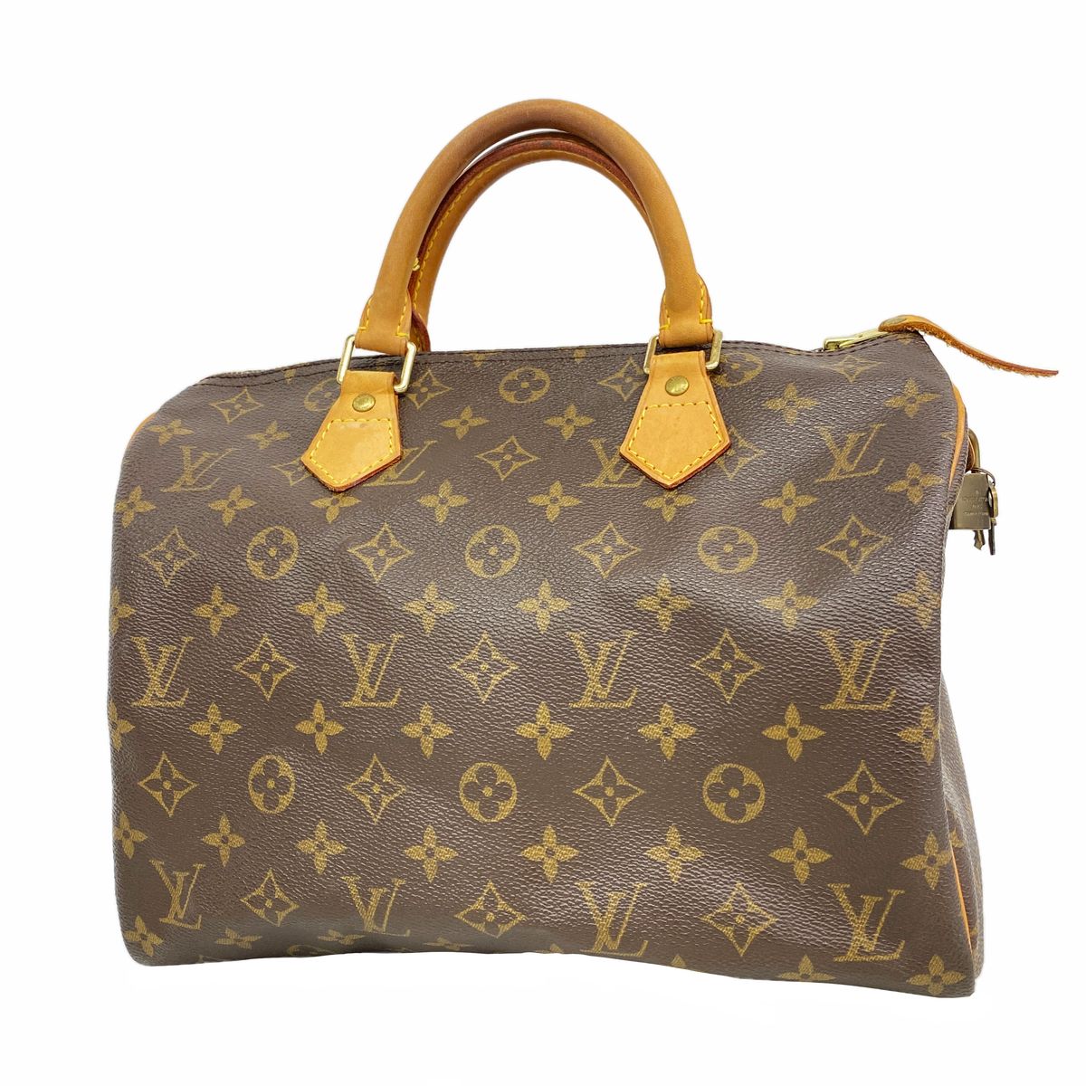 Louis Vuitton Handbag Monogram Speedy 30 Brown
