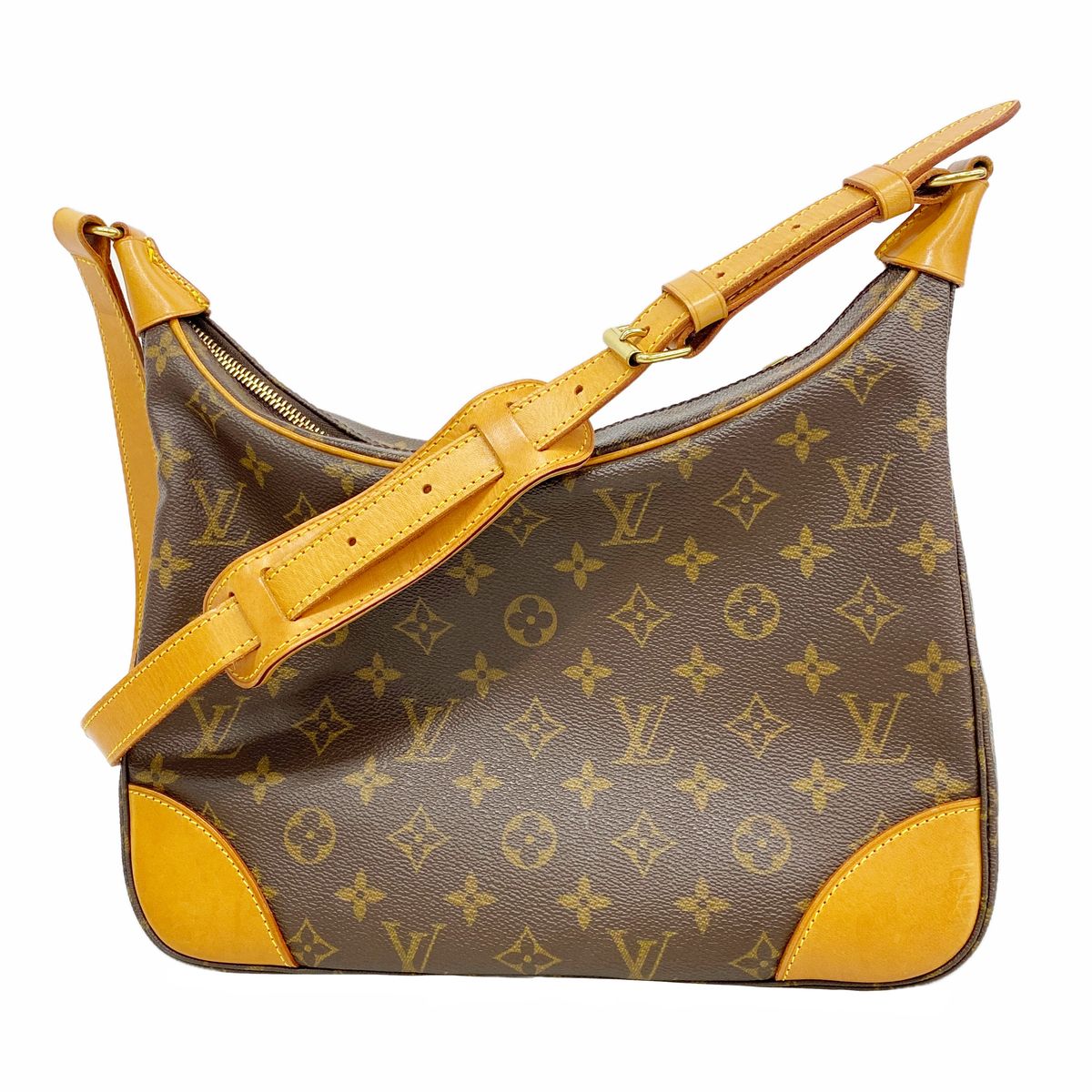 Louis Vuitton Shoulder Bag Monogram Boulogne 30 Brown