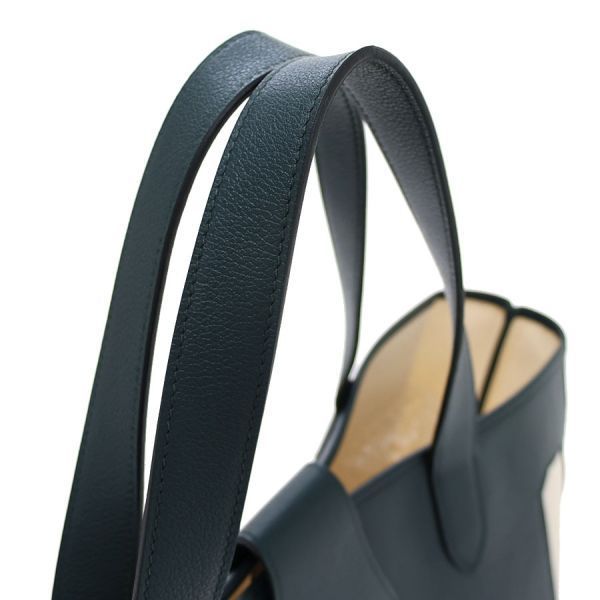 Hermes Monsieur Shoulder Bag Green — view 4