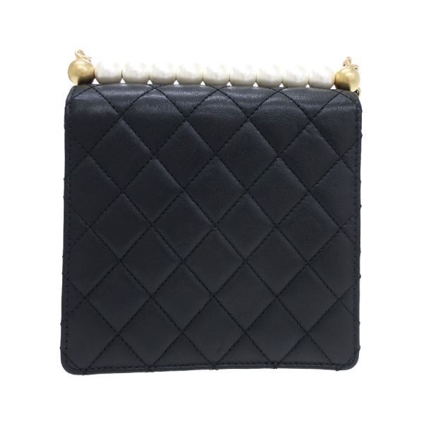 Chanel Quilted Pearl Chain — view 3