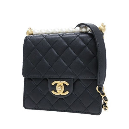 Chanel Quilted Pearl Chain