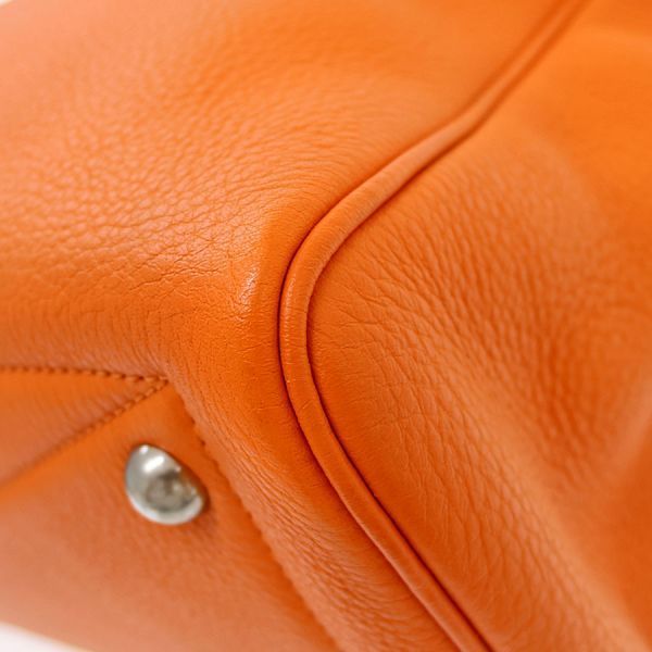 Hermes Victoria 35 Shoulder Bag Orange — view 6