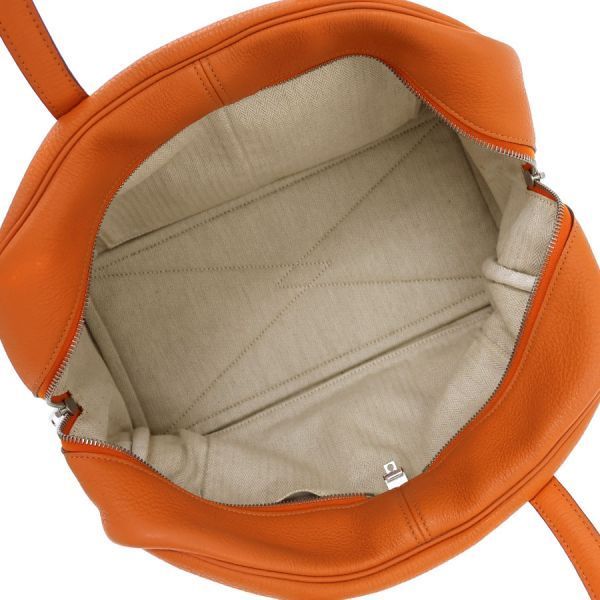 Hermes Victoria 35 Shoulder Bag Orange — view 2