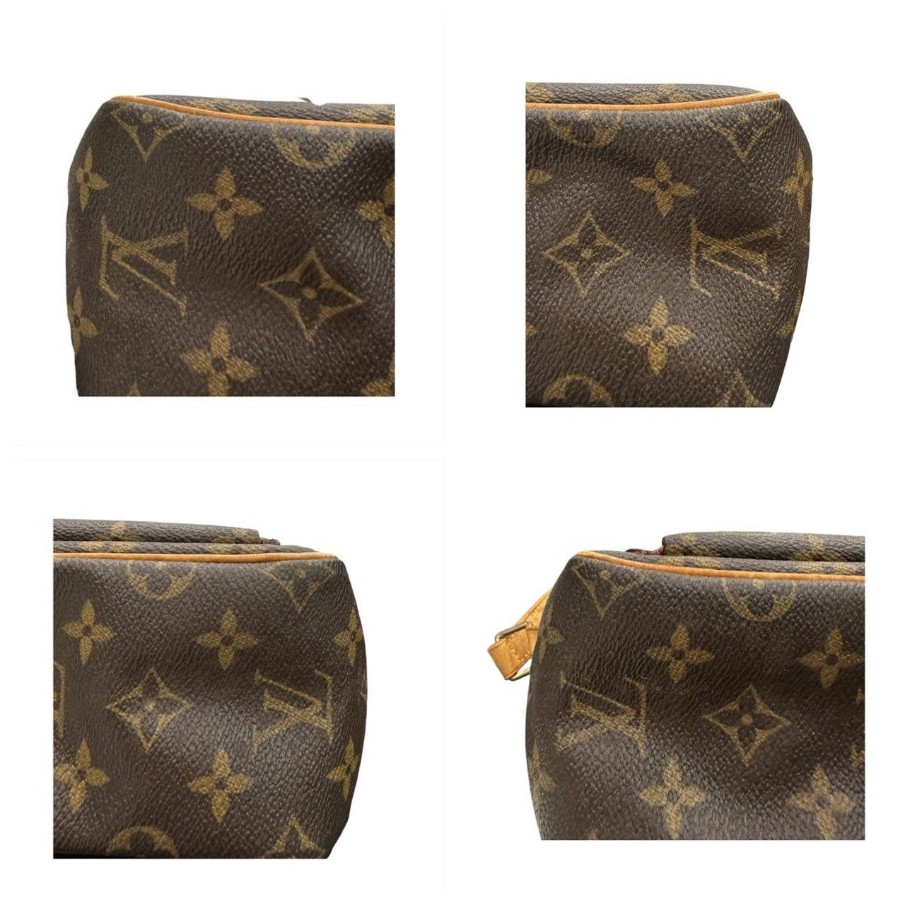 Louis Vuitton Monogram Viva Cite PM Brown Leather Suede Shoulder Bag — view 8