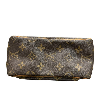 Louis Vuitton Monogram Viva Cite PM Brown Leather Suede Shoulder Bag — view 5