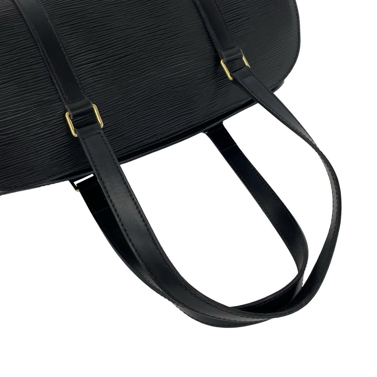 Louis Vuitton Souflo Epi Leather Mini Boston Bag Drum Noir — view 4