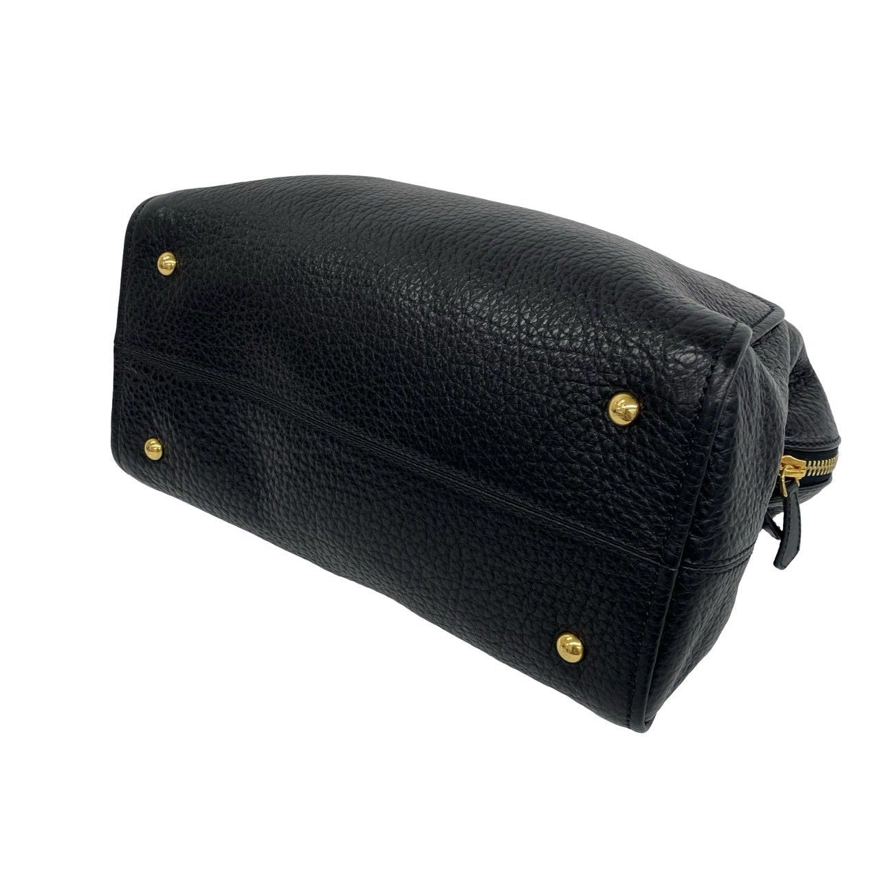 Fendi Chameleon Leather 2-Way Shoulder Bag Mini Black — view 8