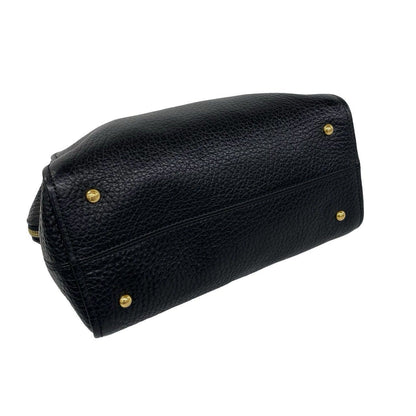 Fendi Chameleon Leather 2-Way Shoulder Bag Mini Black — view 7