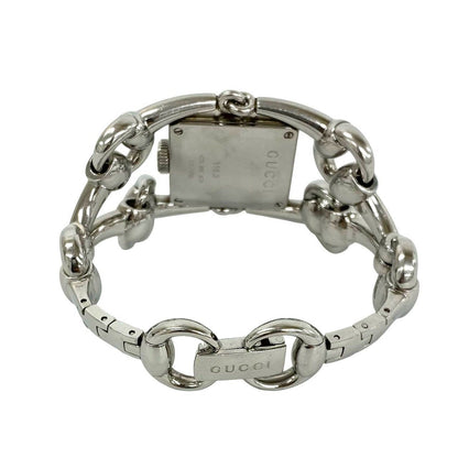 Gucci Signoria Stainless Steel Quartz Watch Wrist Silver — view 8