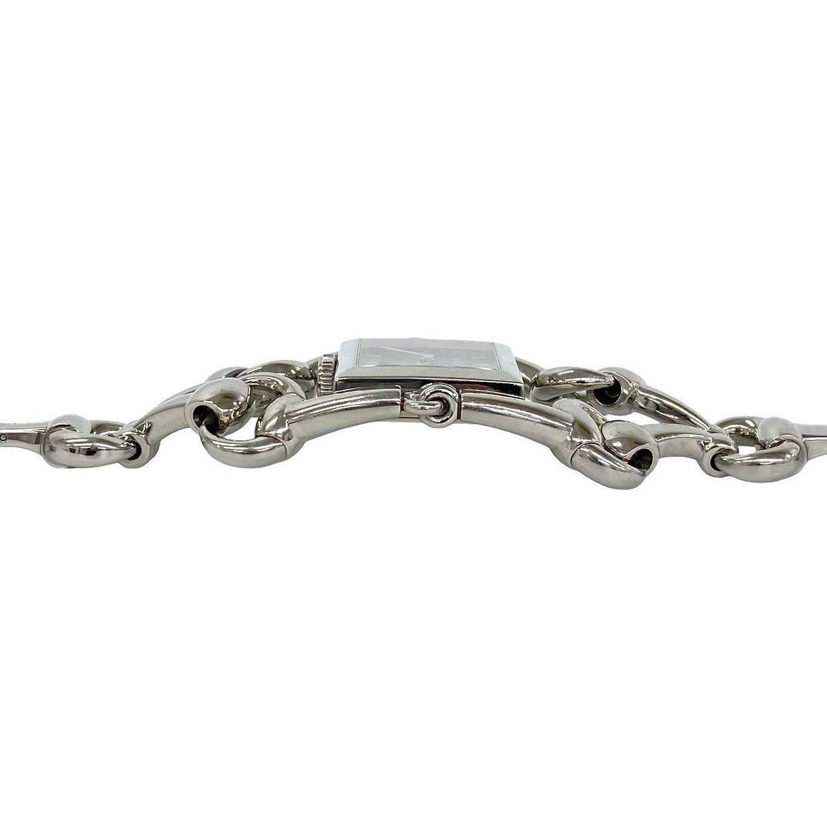 Gucci Signoria Stainless Steel Quartz Watch Wrist Silver — view 7