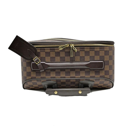 Louis Vuitton Damier Pegase 45 Carry Case Suitcase Brown Travel Key — view 5