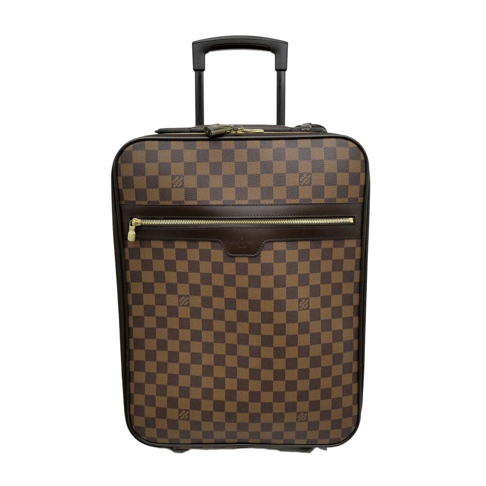 Louis Vuitton Damier Pegase 45 Carry Case Suitcase Brown Travel Key