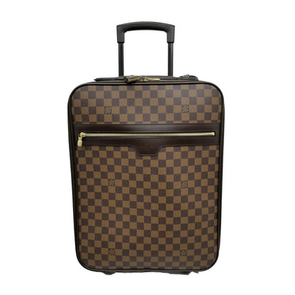 Louis Vuitton Damier Pegase 45 Carry Case Suitcase Brown Travel Key