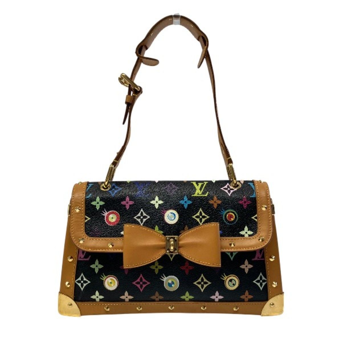 Louis Vuitton Monogram Multicolor Shoulder Bag Canvas