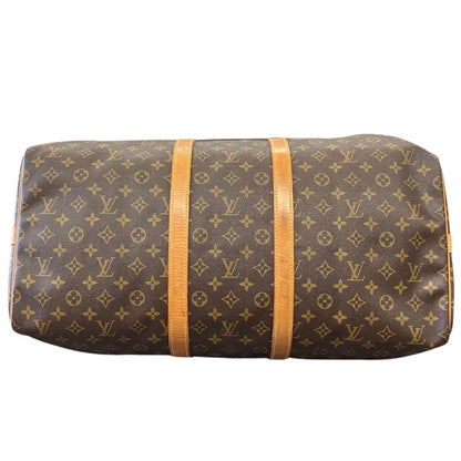 Louis Vuitton Keepall 55 Bandouliere Monogram Boston Bag Canvas — view 3