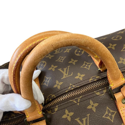 Louis Vuitton Keepall 55 Bandouliere Monogram Boston Bag Canvas — view 6