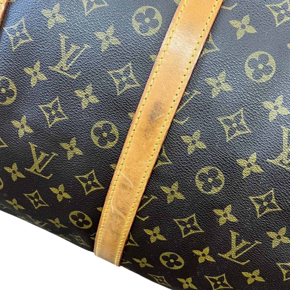 Louis Vuitton Keepall 55 Bandouliere Monogram Boston Bag Canvas — view 5