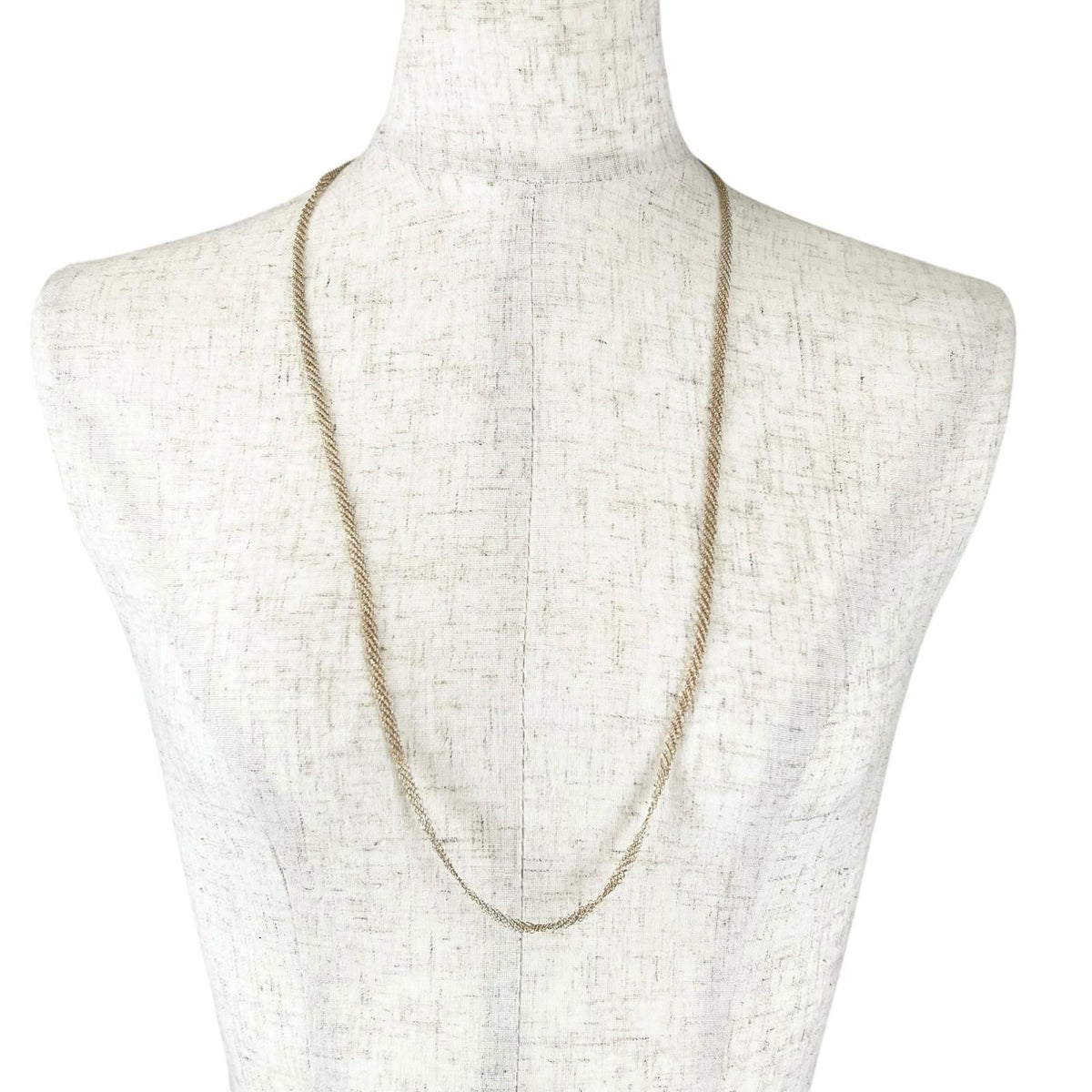 Tiffany & Co Elsa Peretti Mesh Gold Necklace — view 3