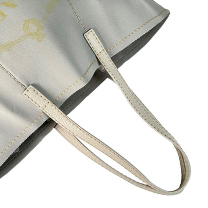 Prada Leather Gray Tote Bag — view 5