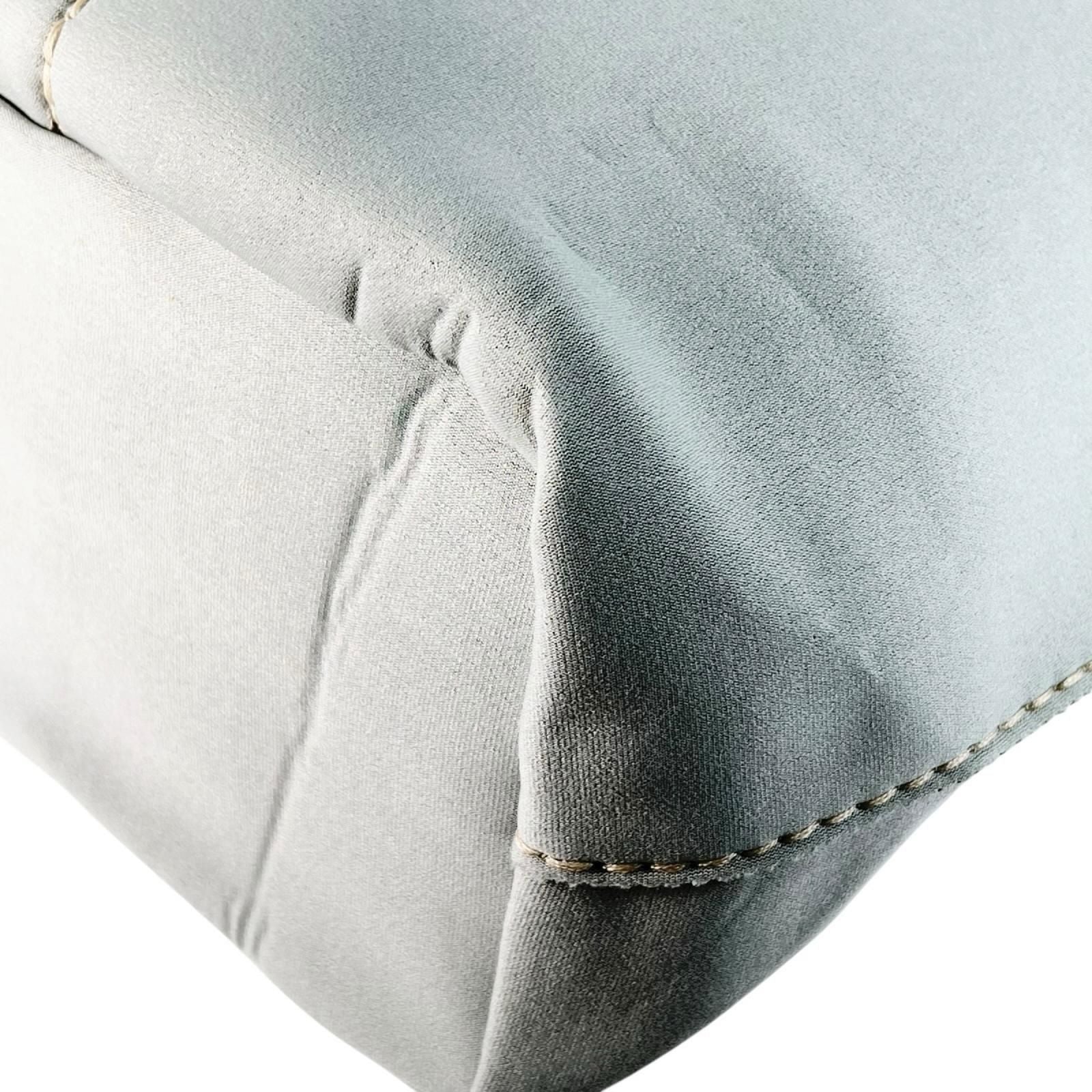 Prada Leather Gray Tote Bag — view 7