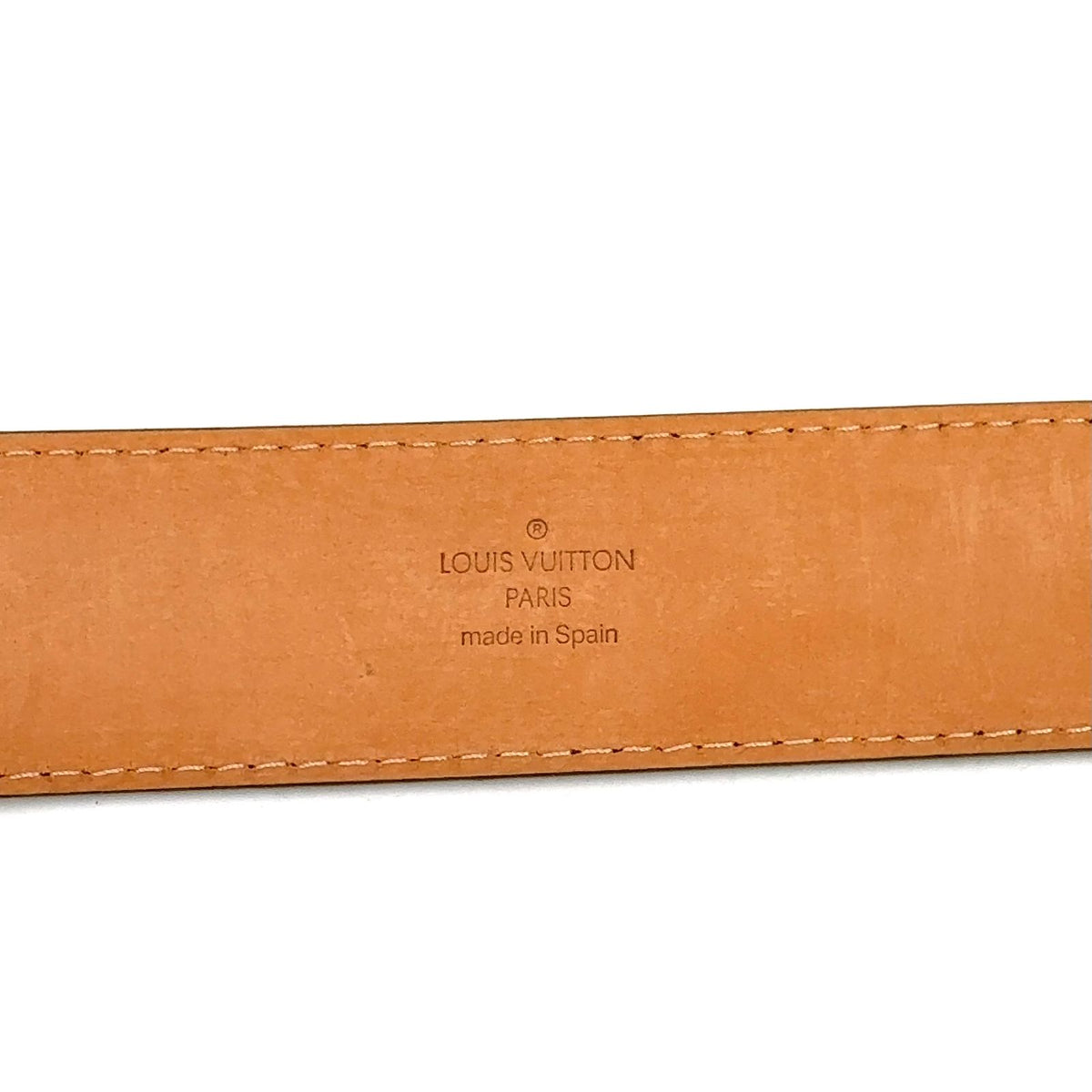 Louis Vuitton Damier Ceinture Brown Belt Gold — view 4