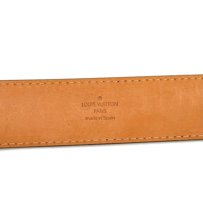 Louis Vuitton Damier Ceinture Brown Belt Gold — view 4