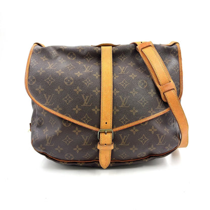 Louis Vuitton Saumur 35 Monogram Leather Crossbody