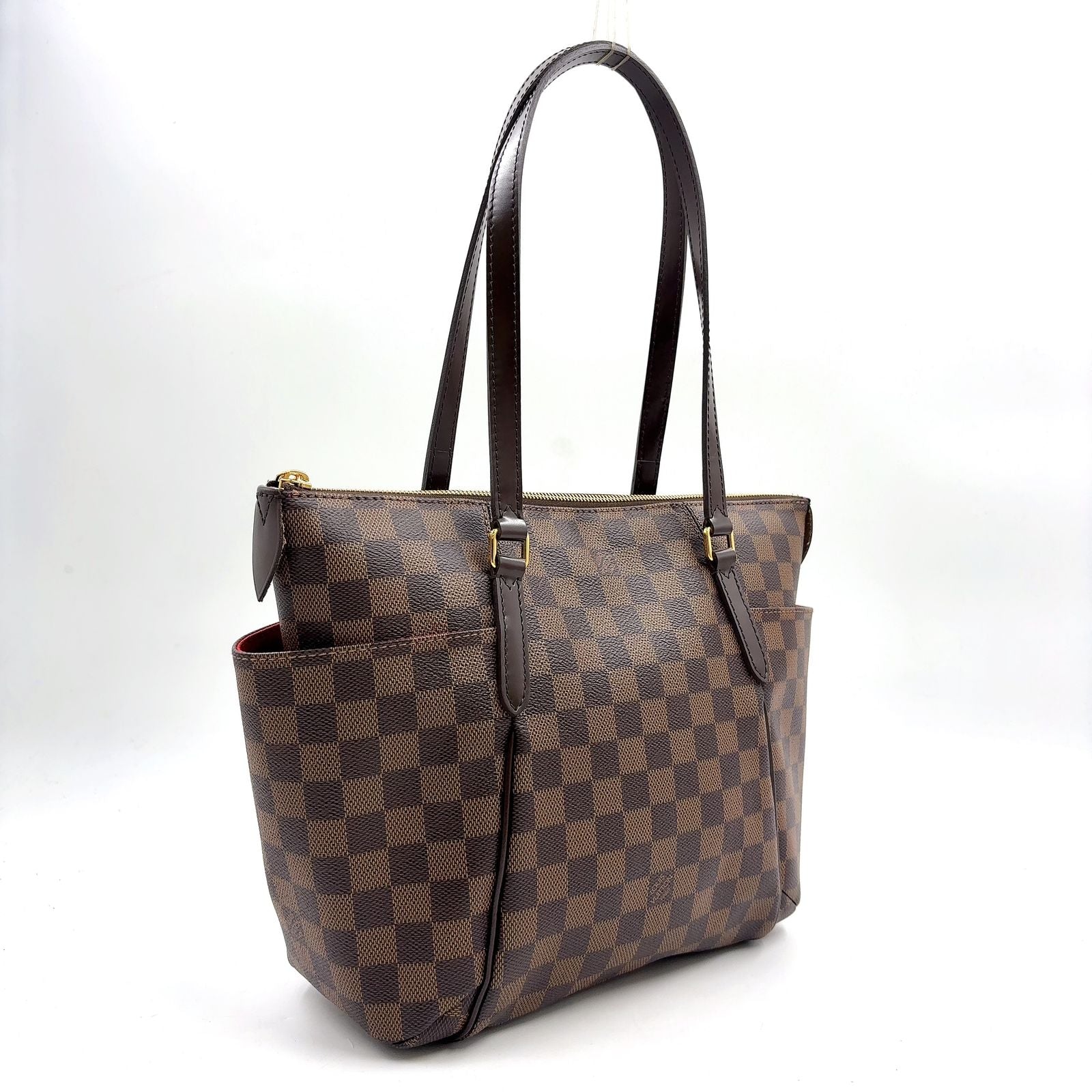 Louis Vuitton Totally PM Damier Ebene Leather Tote Bag — view 2