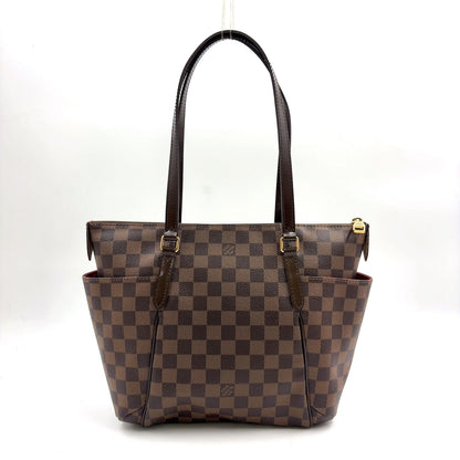 Louis Vuitton Totally PM Damier Ebene Leather Tote Bag