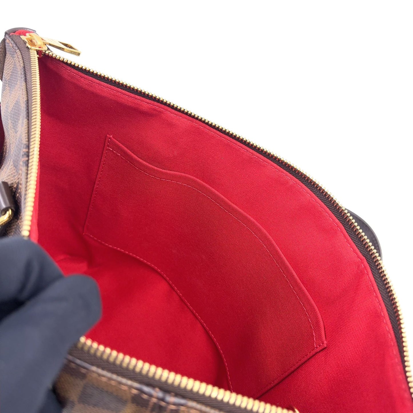 Louis Vuitton Totally PM Damier Ebene Leather Tote Bag — view 8