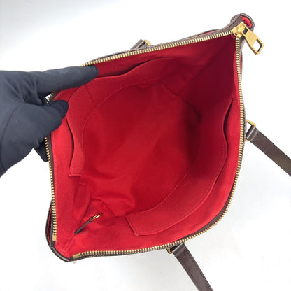 Louis Vuitton Totally PM Damier Ebene Leather Tote Bag — view 3