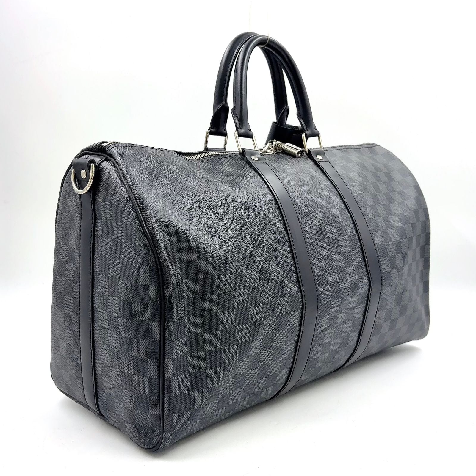 Louis Vuitton Keepall Bandouliere 45 Damier Graphite Leather — view 2