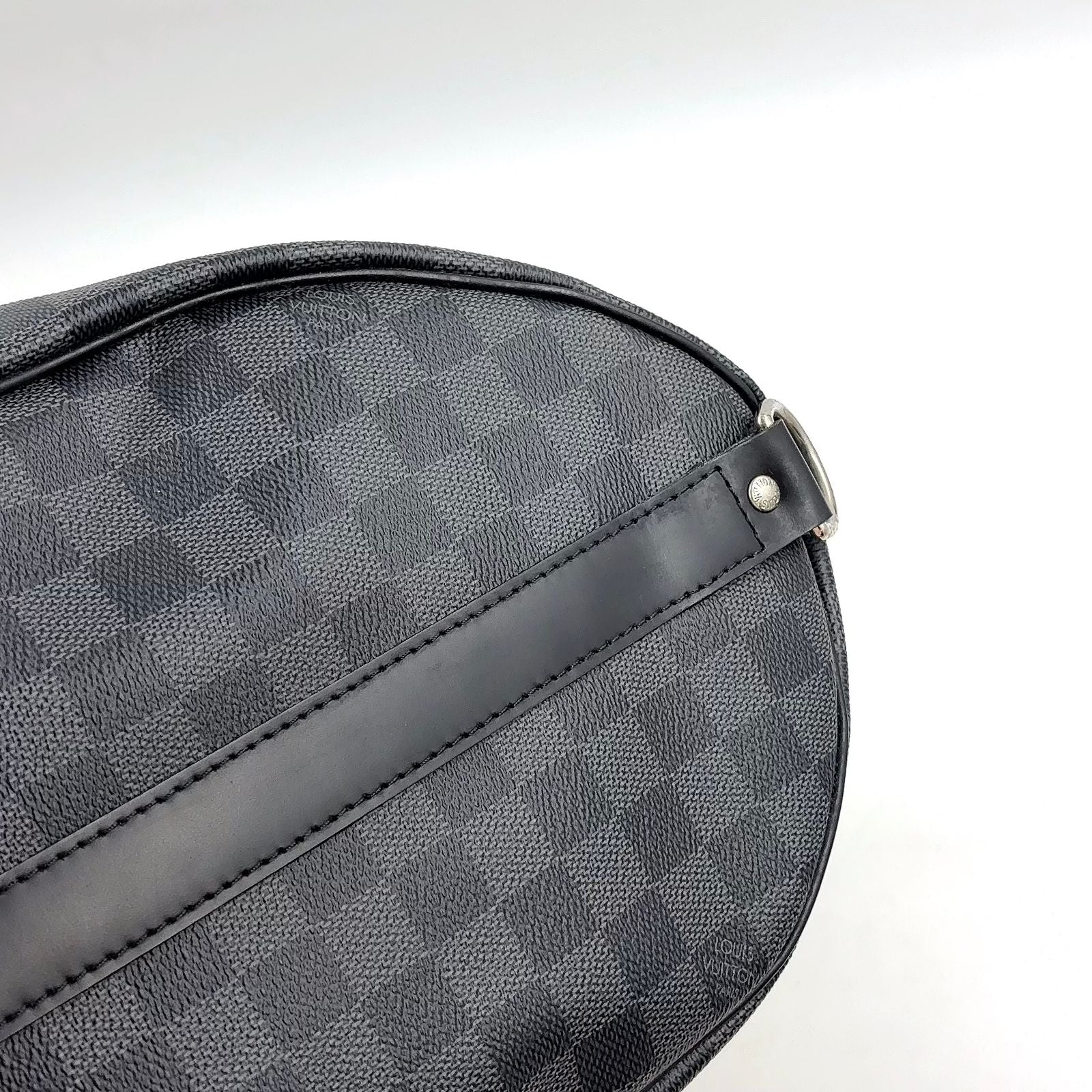 Louis Vuitton Keepall Bandouliere 45 Damier Graphite Leather — view 8