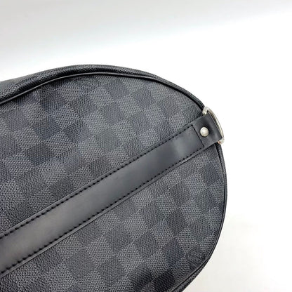 Louis Vuitton Keepall Bandouliere 45 Damier Graphite Leather — view 8