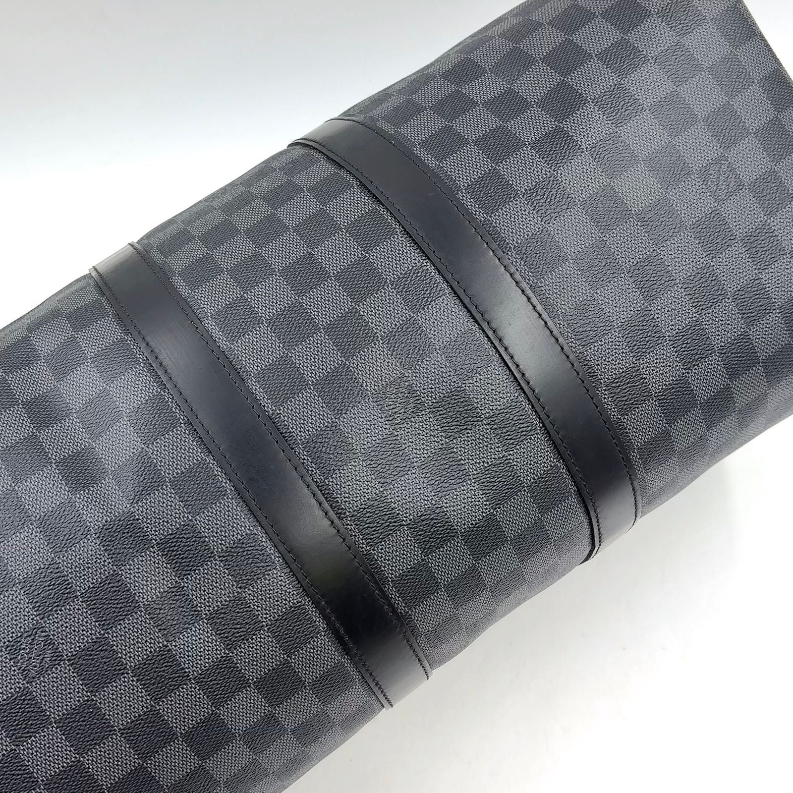 Louis Vuitton Keepall Bandouliere 45 Damier Graphite Leather — view 7